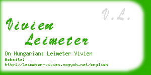 vivien leimeter business card